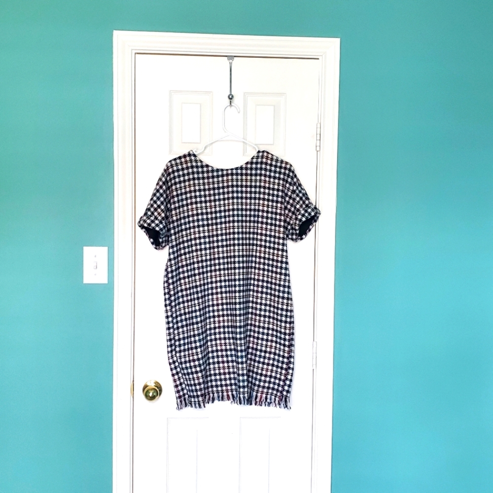 Zara colored Houndstooth Dress (S)